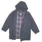 Mens Navy Burberry Look San Sebastian  Coat