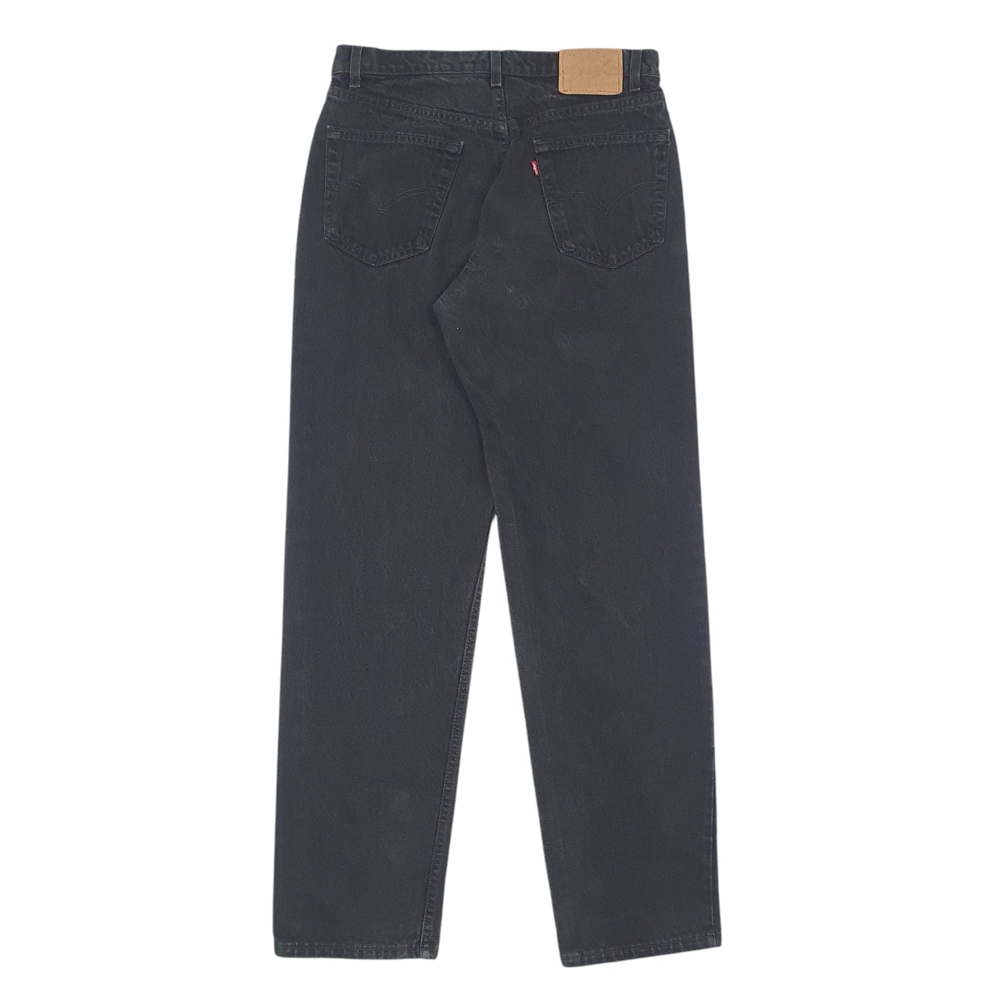 Mens Black Levis Vintage 90s Made In USA 550 JeansW34 L34