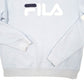 Womens Blue Fila Spellout Crewneck Jumper