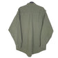 Mens Green Eddie Bauer Tall Elkhorn Canvas Heavy Overshirt Shacket Long Sleeve Shirt