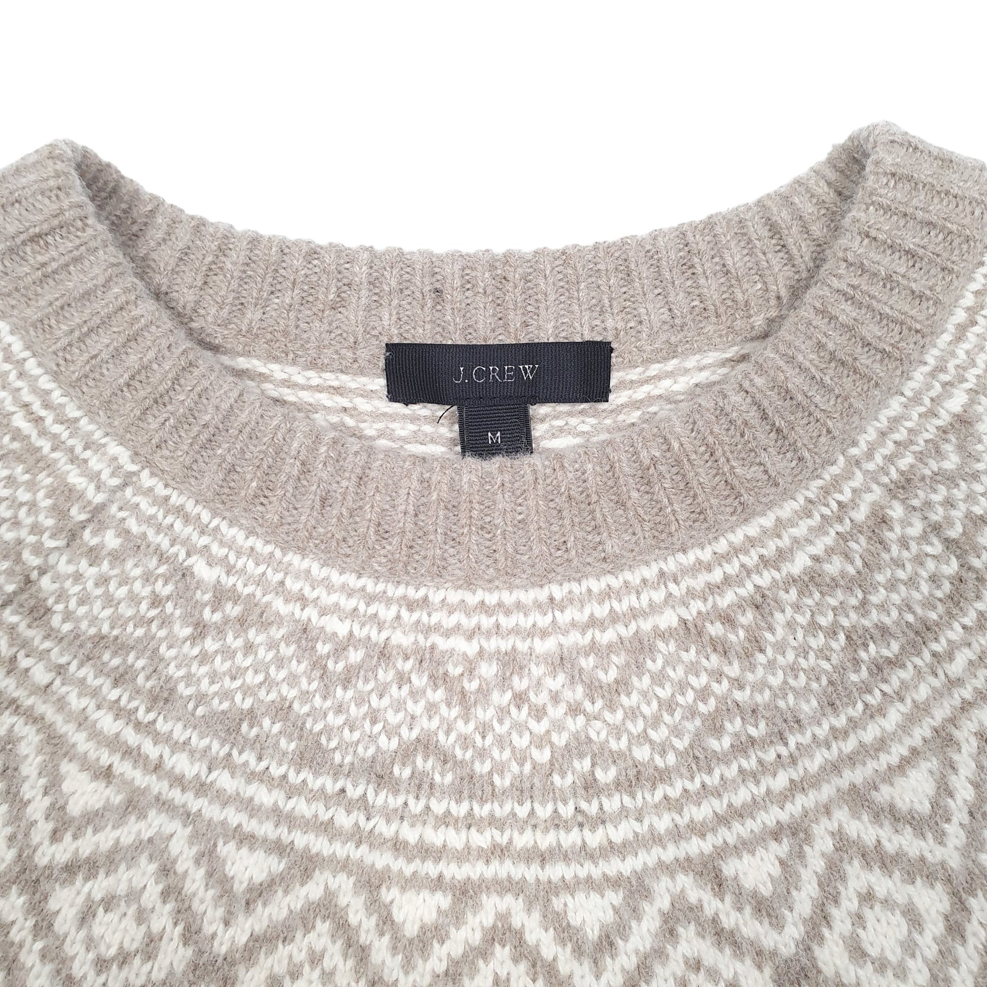 Womens Beige J.Crew Merino Knit Crewneck Jumper