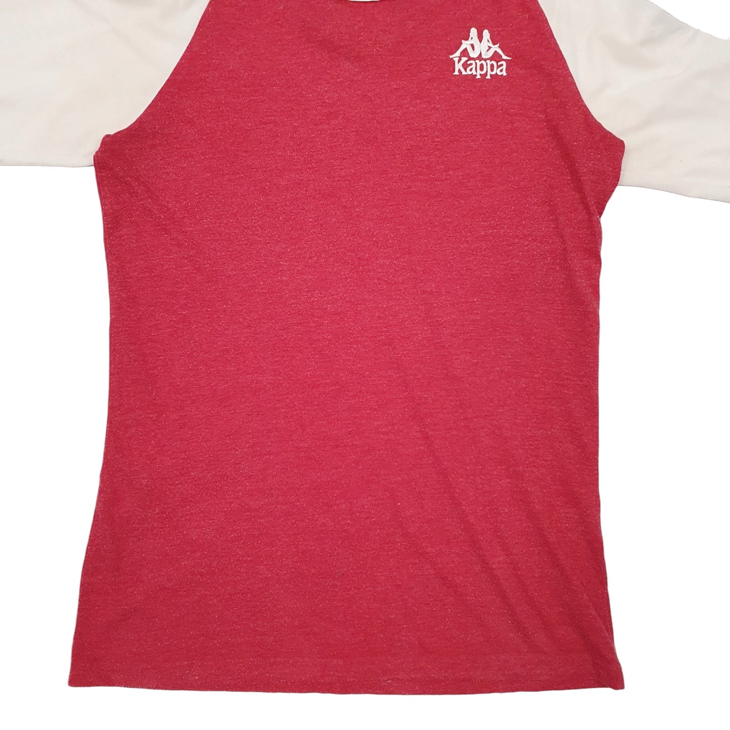 Mens Red Kappa Vintage Sportswear Long Sleeve T Shirt