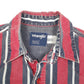 Mens Red Wrangler Vintage Western X Long Tails Long Sleeve Shirt