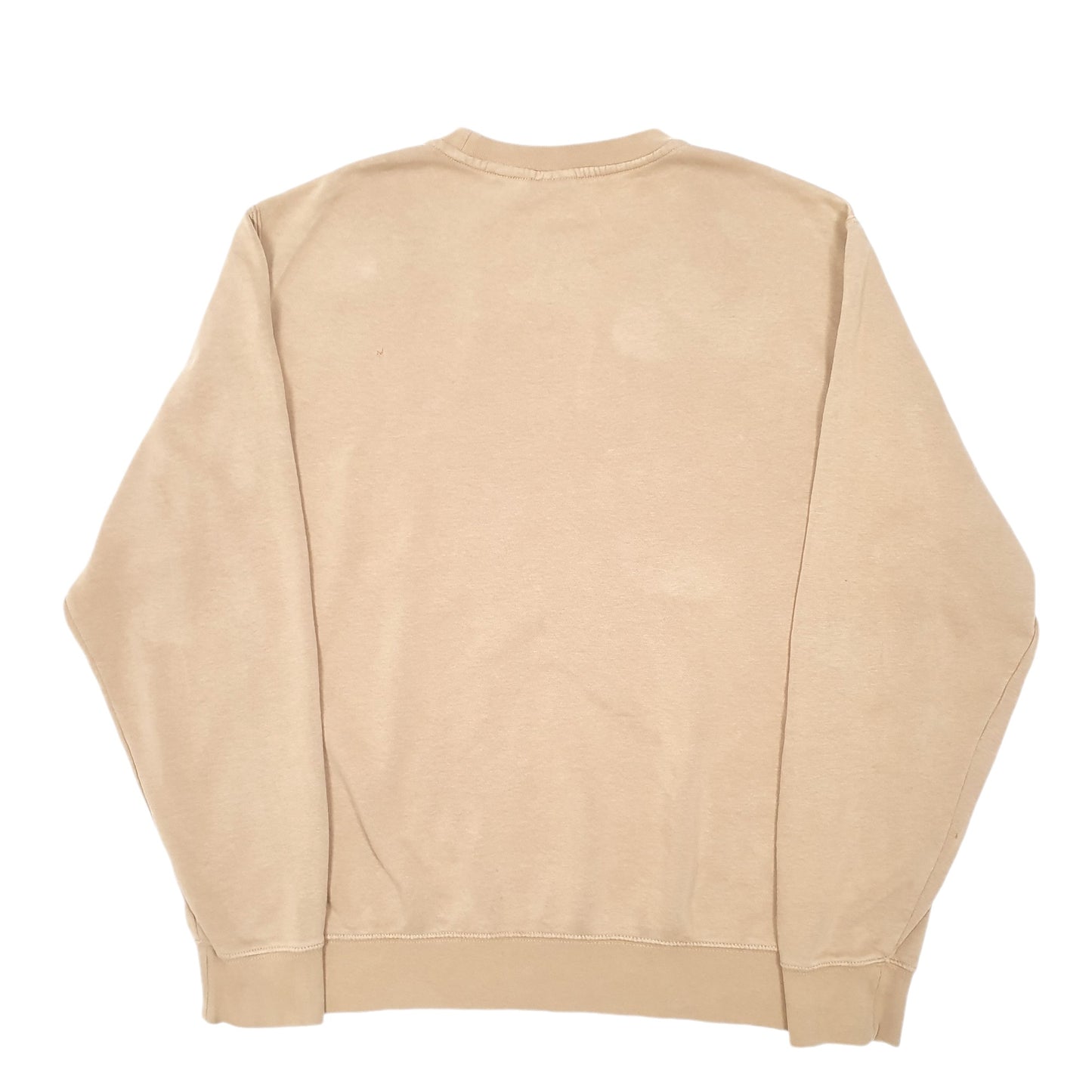 Mens Tan Nike Swoosh Crewneck Jumper