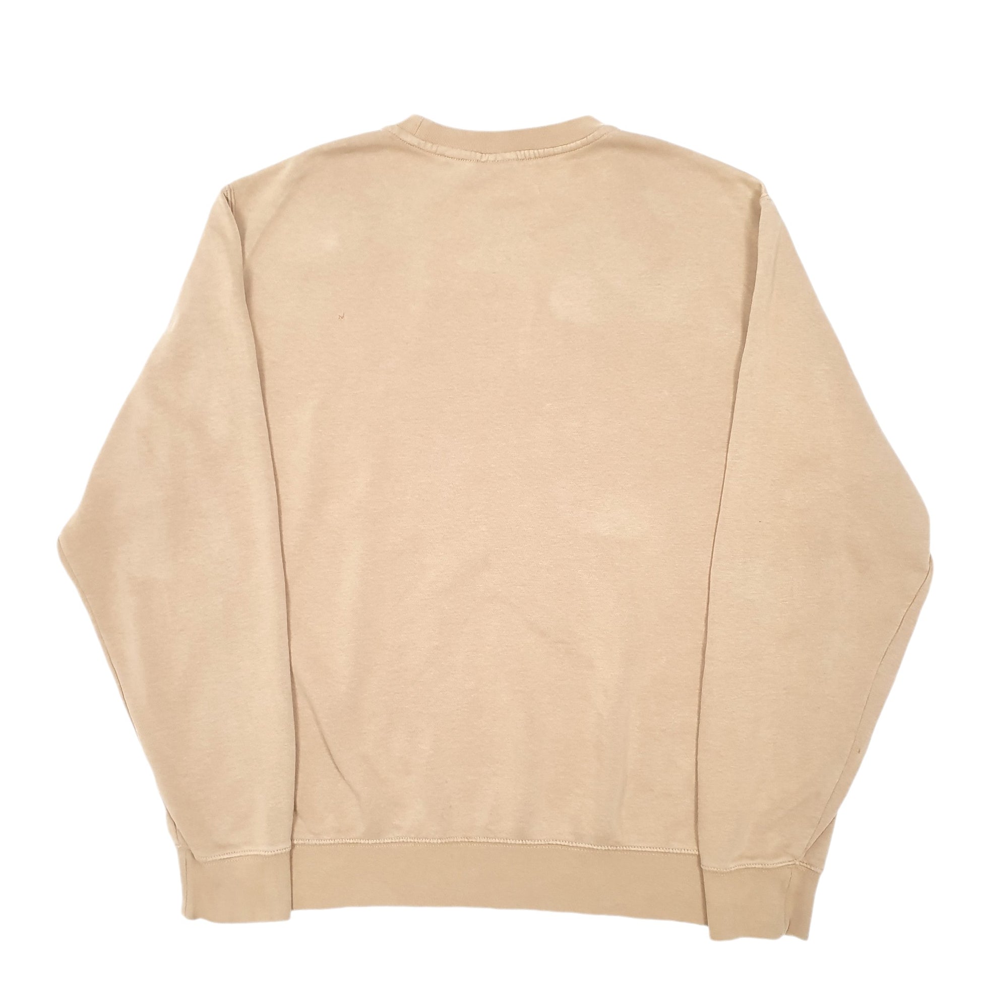 Mens Tan Nike Swoosh Crewneck Jumper