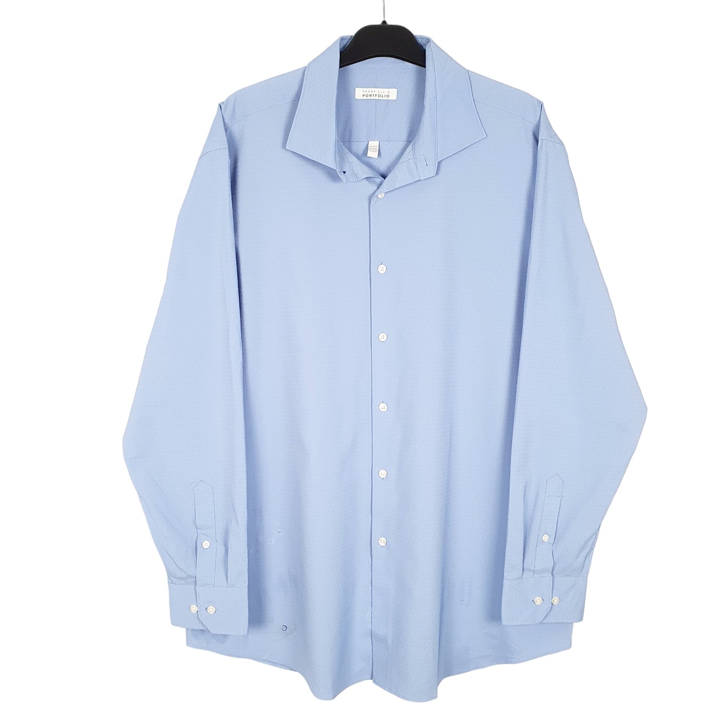 Mens Blue Perry Ellis  Long Sleeve Shirt
