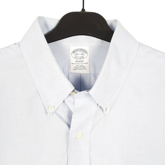 Mens Blue Brooks Brothers Regent Long Sleeve Shirt