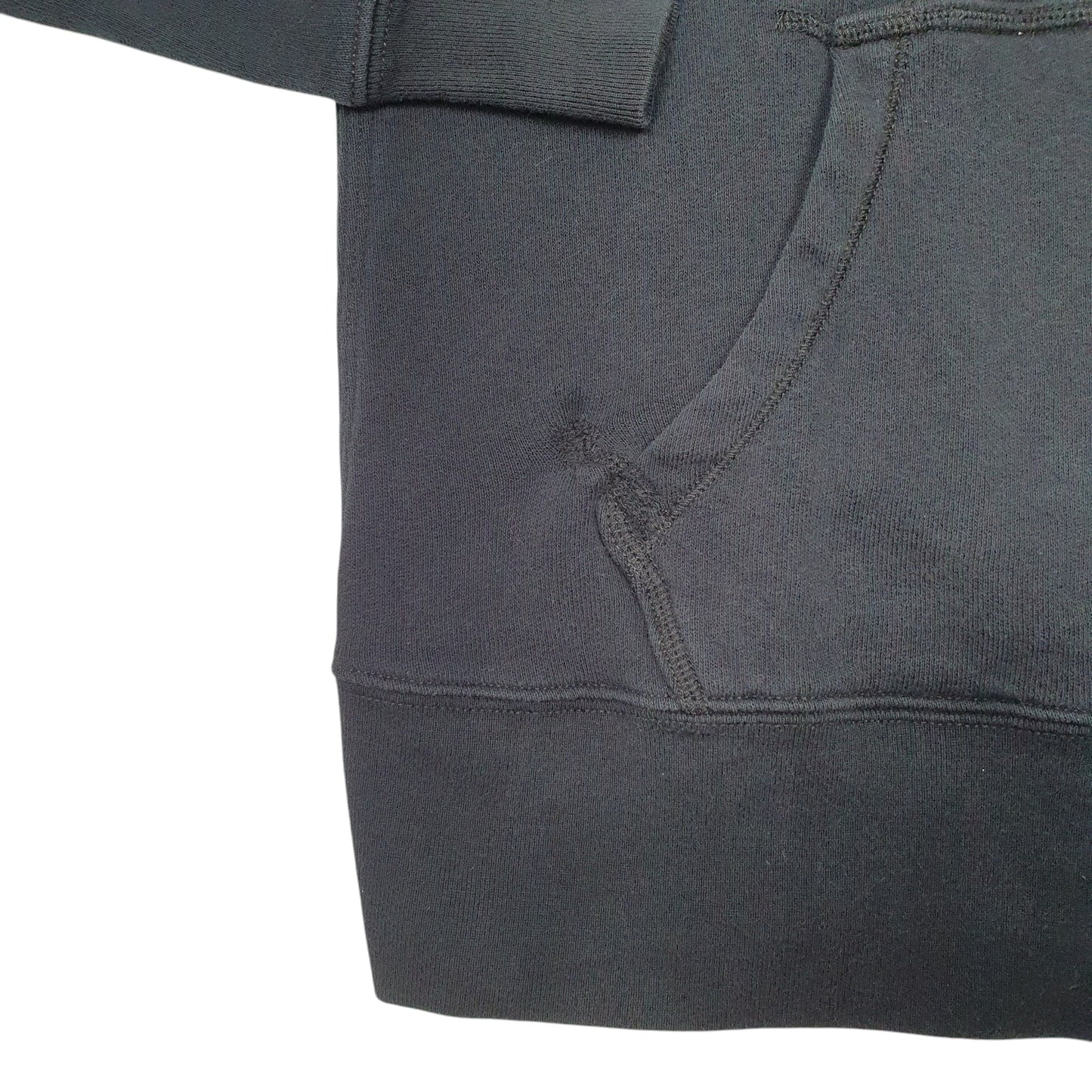 Womens Black Nike Button Sportswear Hoodie Jumper