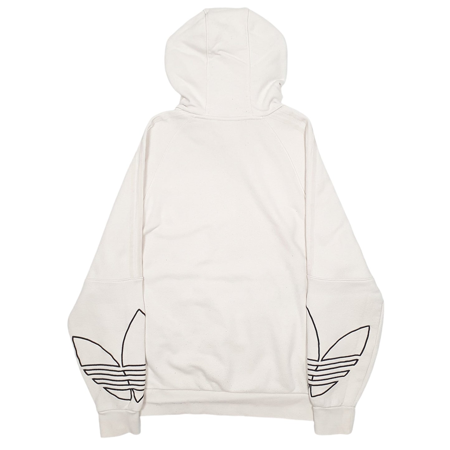 Womens Beige Adidas Spellout Hoodie Jumper