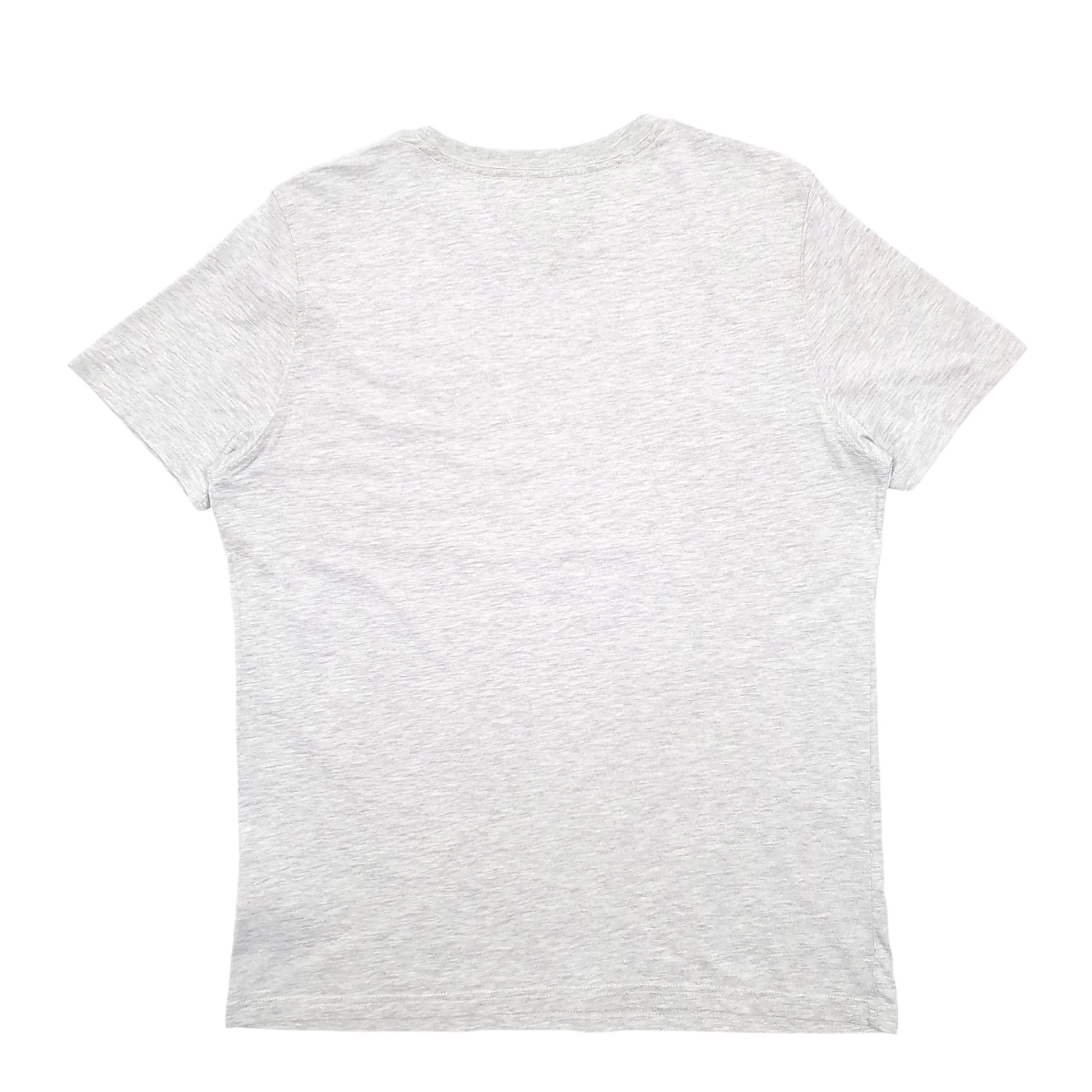 Mens Grey Tommy Hilfiger Spellout Denim Short Sleeve T Shirt