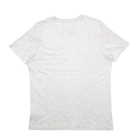 Mens Grey Tommy Hilfiger Spellout Denim Short Sleeve T Shirt