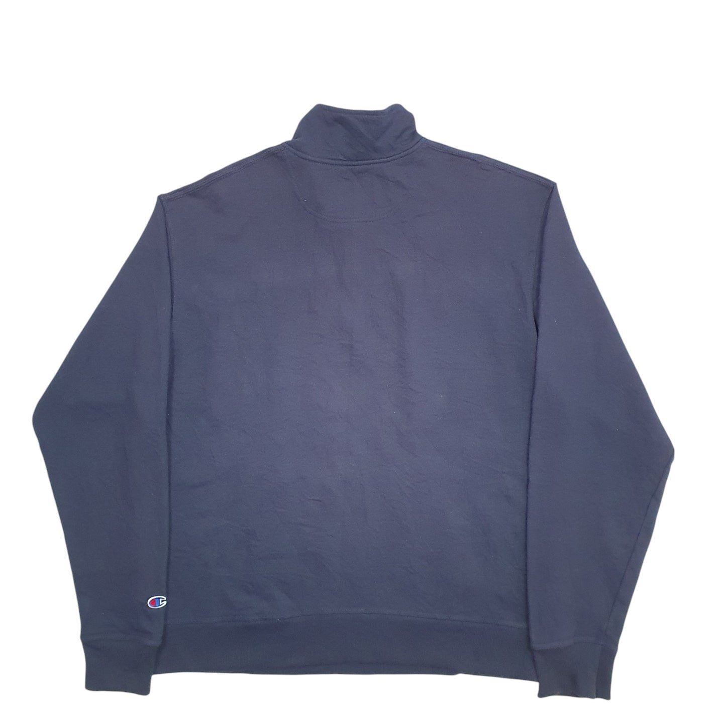 Mens Navy Champion  Quarter Zip Jumper