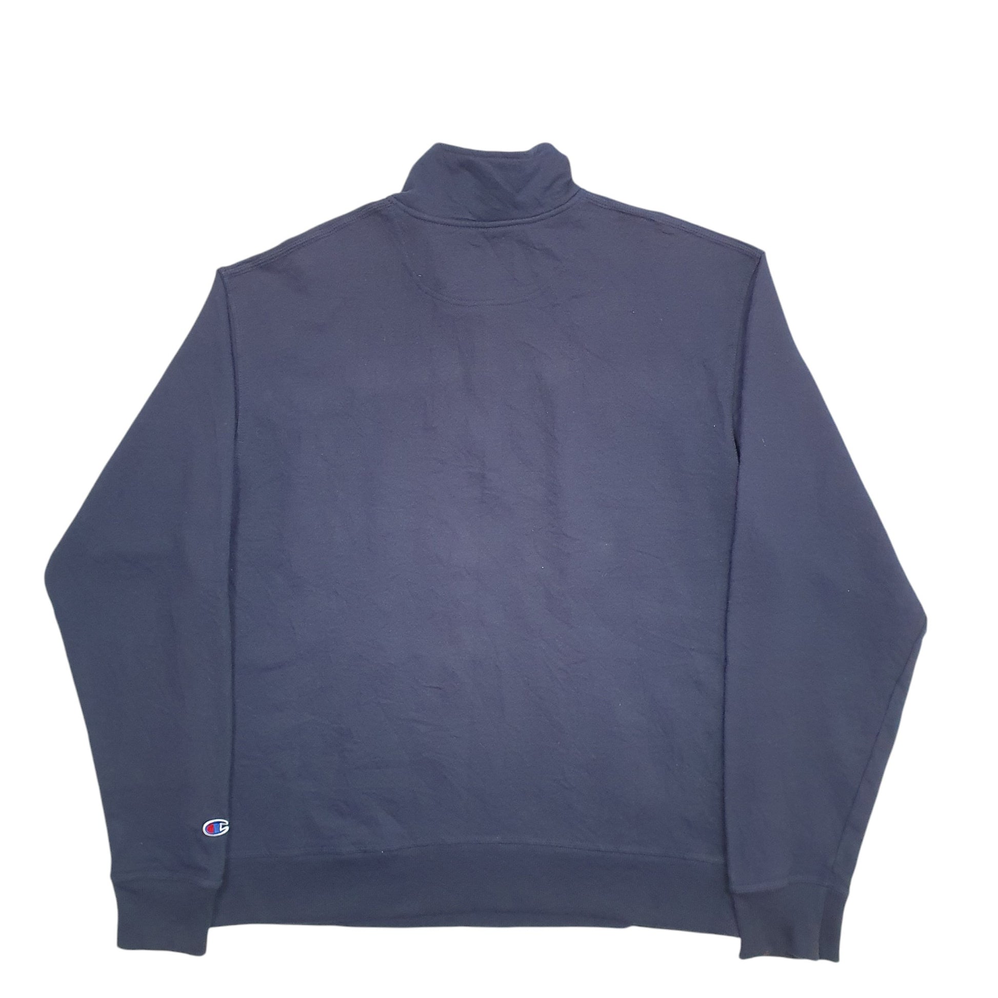 Mens Navy Champion  Quarter Zip Jumper