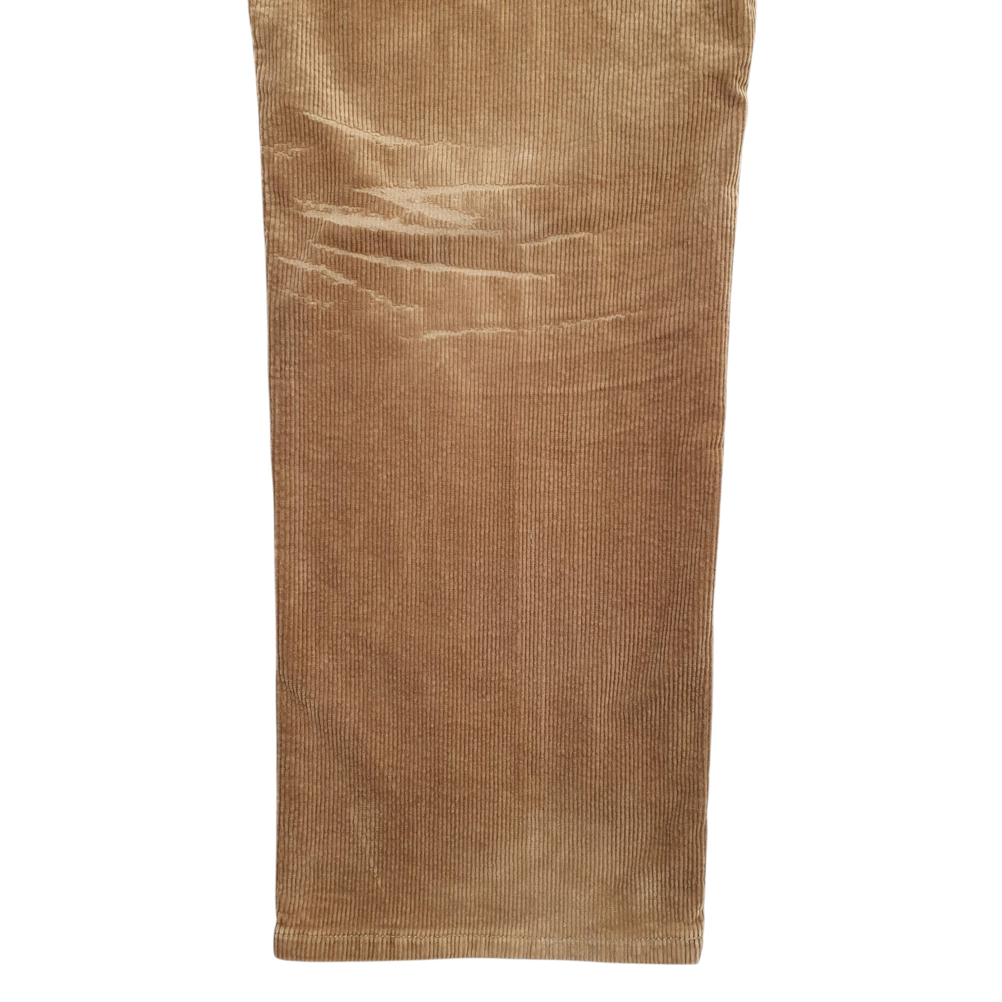 Mens Brown Wrangler Texas Stretch Corduroy Trousers