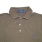 Mens Khaki Polo Ralph Lauren  Short Sleeve Polo Shirt