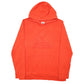 Mens Orange Adidas Spellout Raised Logo Hoodie Jumper