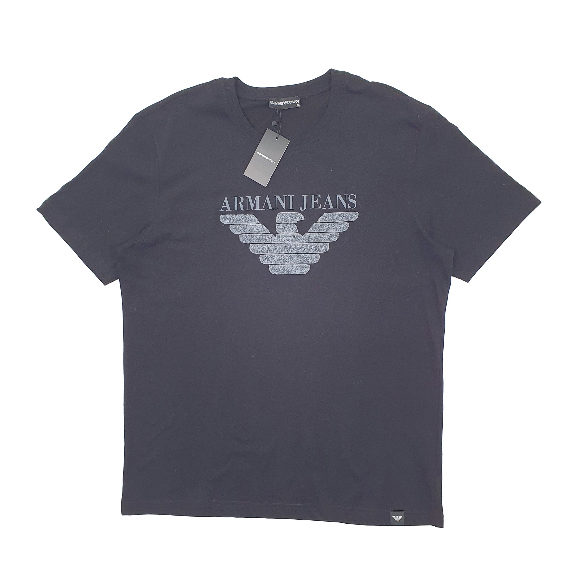 Mens Black Emporio Armani Jeans BNWT Short Sleeve T Shirt
