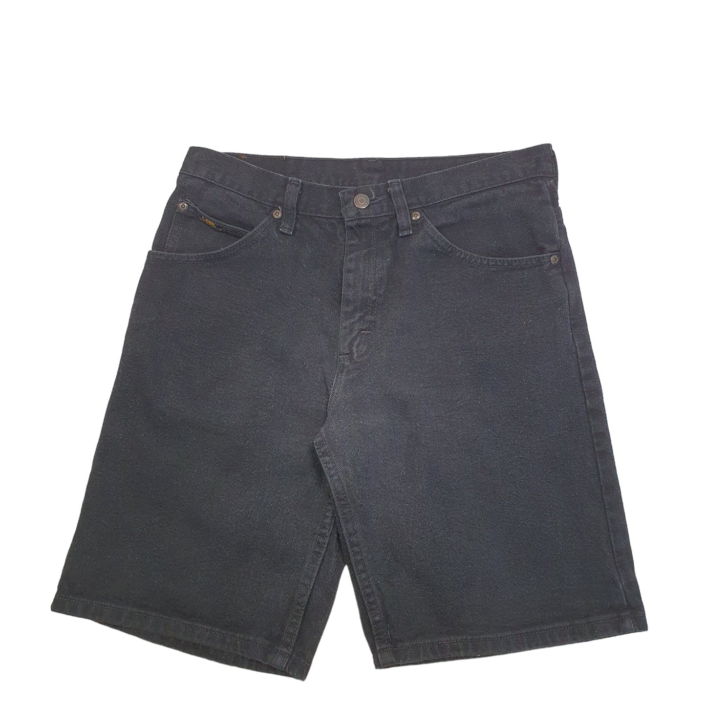Mens Black Lee  Denim Shorts