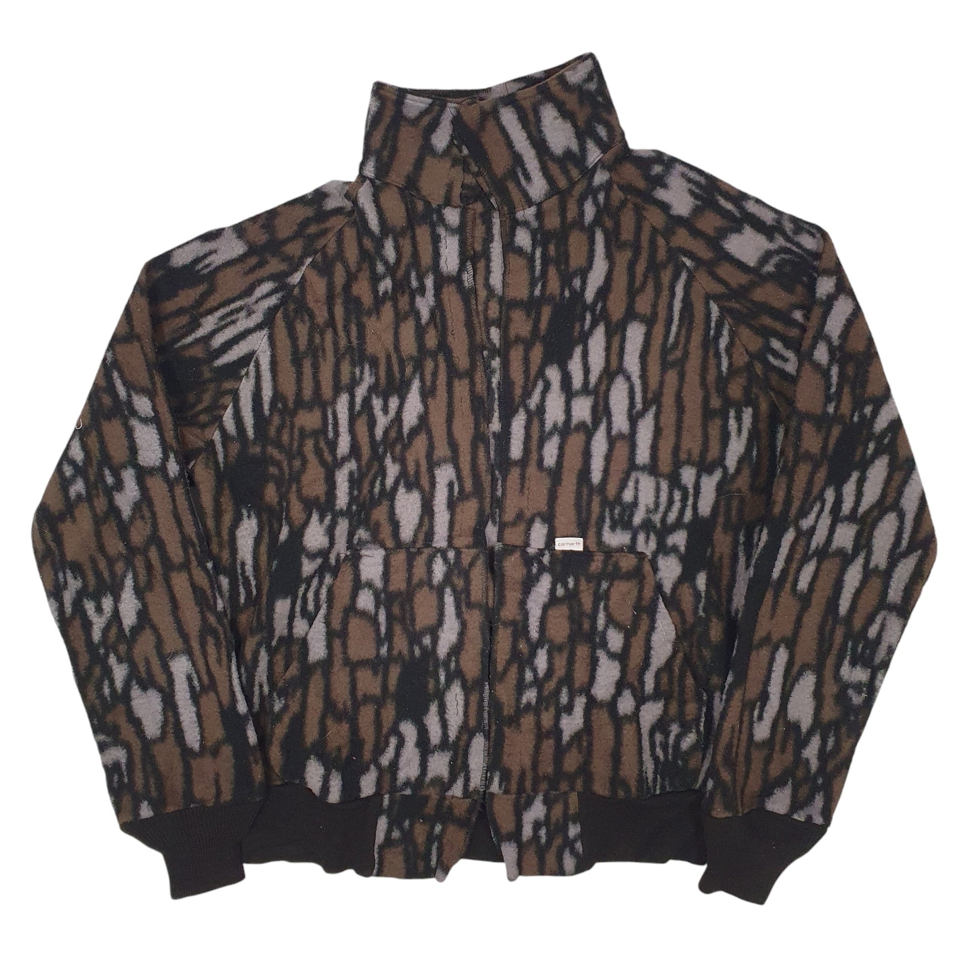 Mens Brown Carhartt  Full Zip Jumper