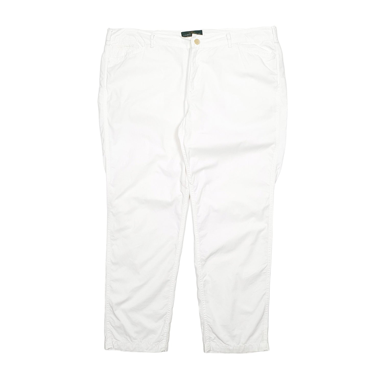 Womens White Ralph Lauren  Chino Trousers