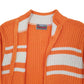 Womens Orange Shampoo Cable Knit Full Zip Jumper