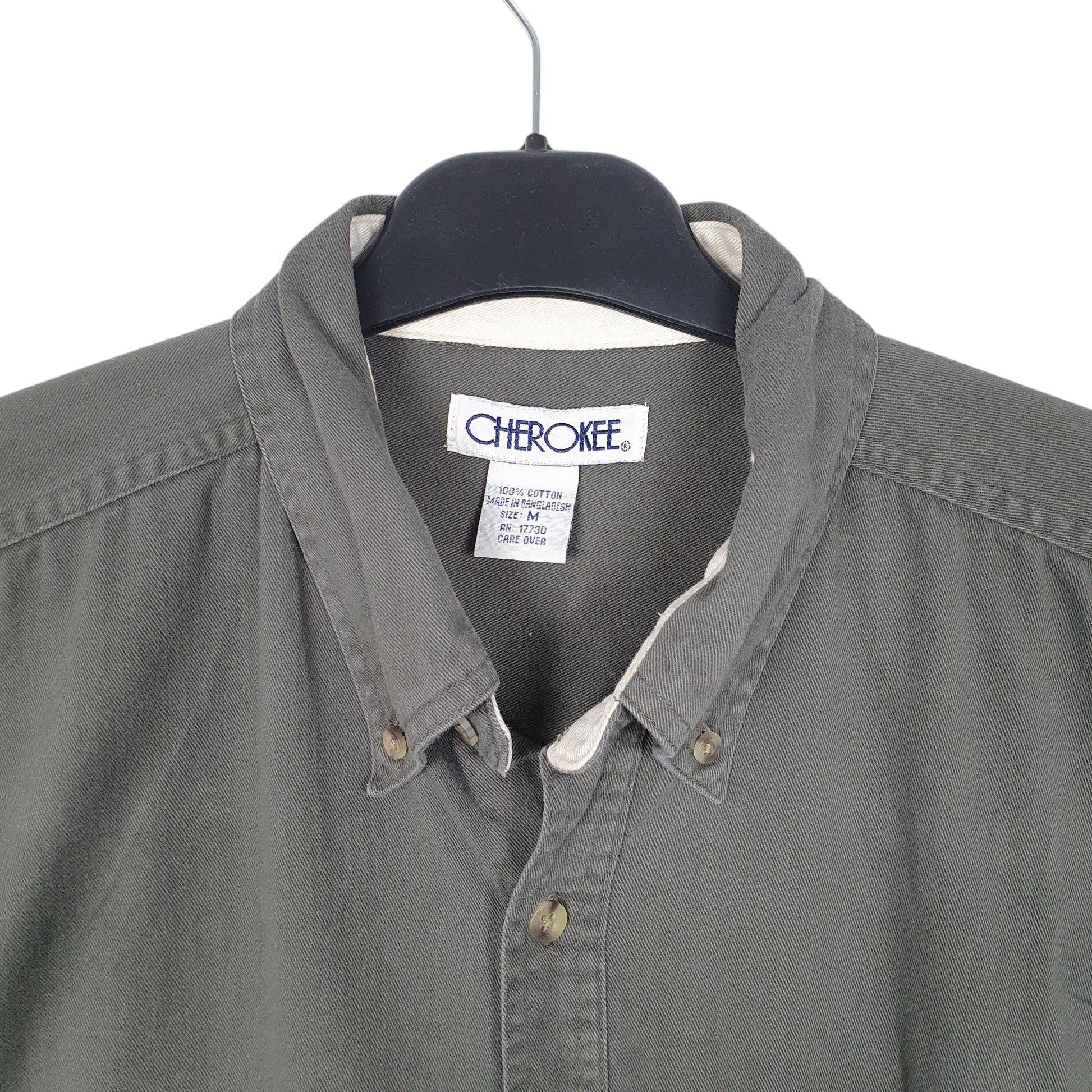 Mens Khaki Cherokee  Long Sleeve Shirt