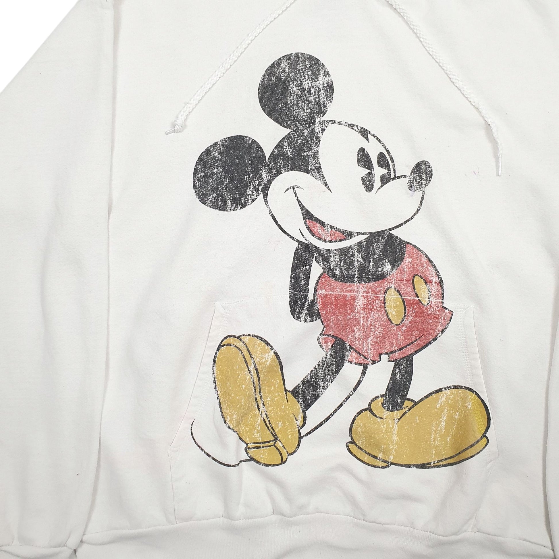 Mens White Disney  Hoodie Jumper