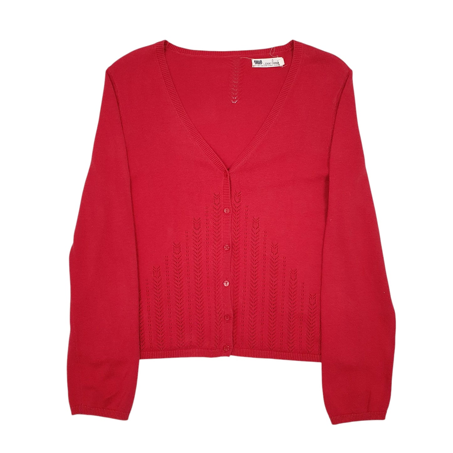 Womens Red Seasalt Cornwall  Cardigan Jumper