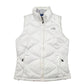 Womens White The North Face Goose Puffer Vest 550  Coat