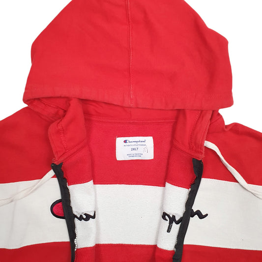 Mens Black Champion Spellout Full Zip Jumper