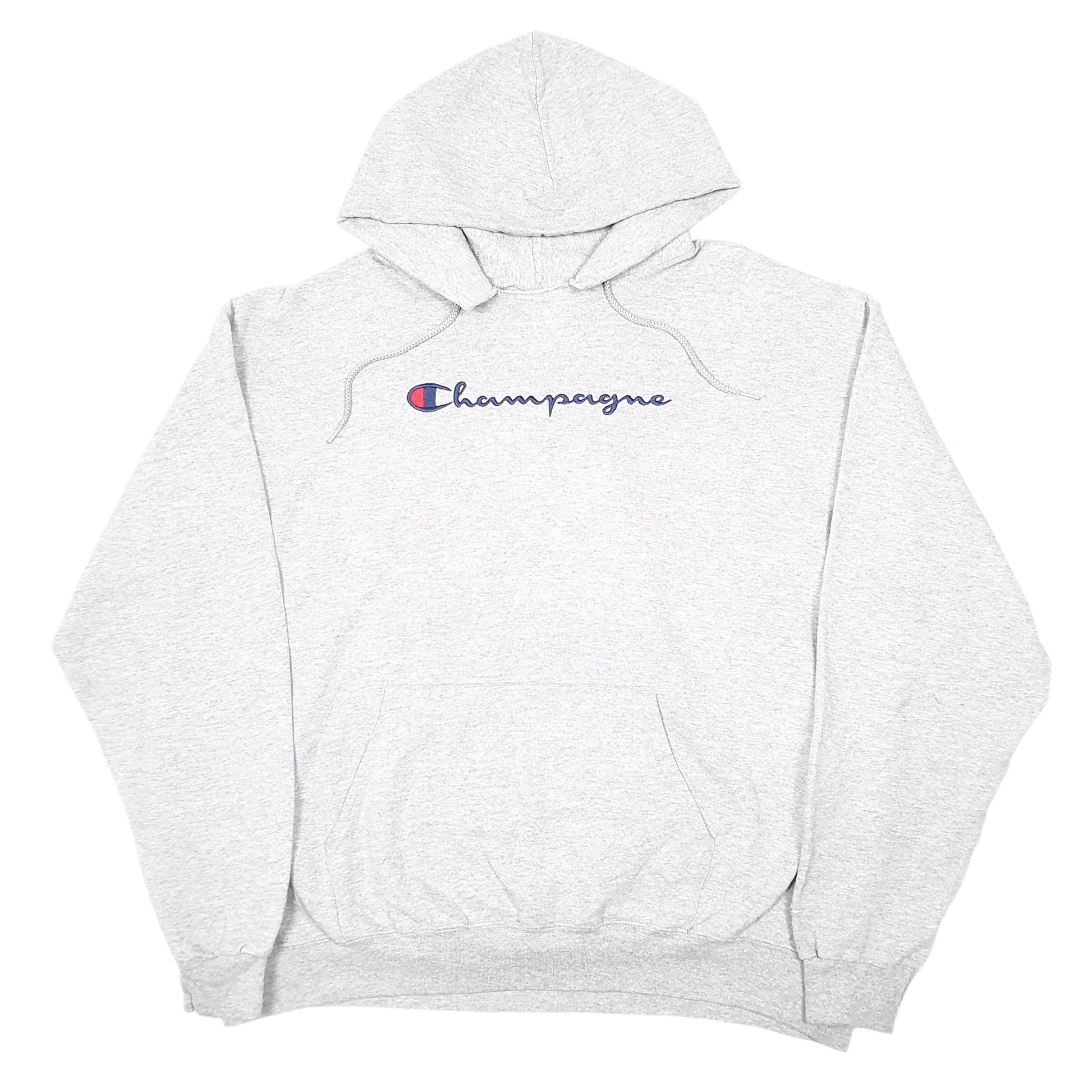 Mens Grey Champion Champagne Fizz Bubbly Hoodie Jumper