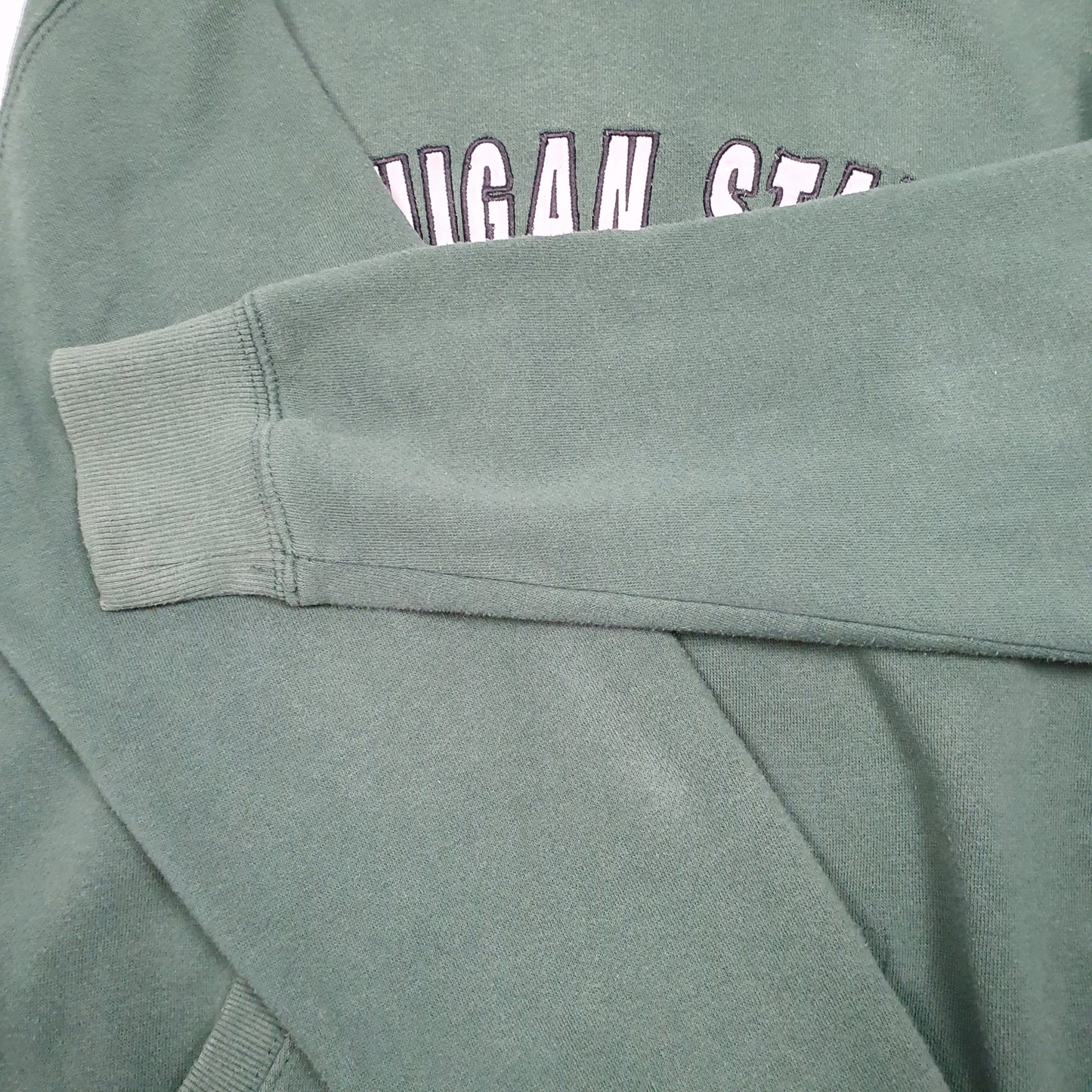 Womens Green Stadium Athletics Michigan State Spartans American Football College USA Hoodie Jumper