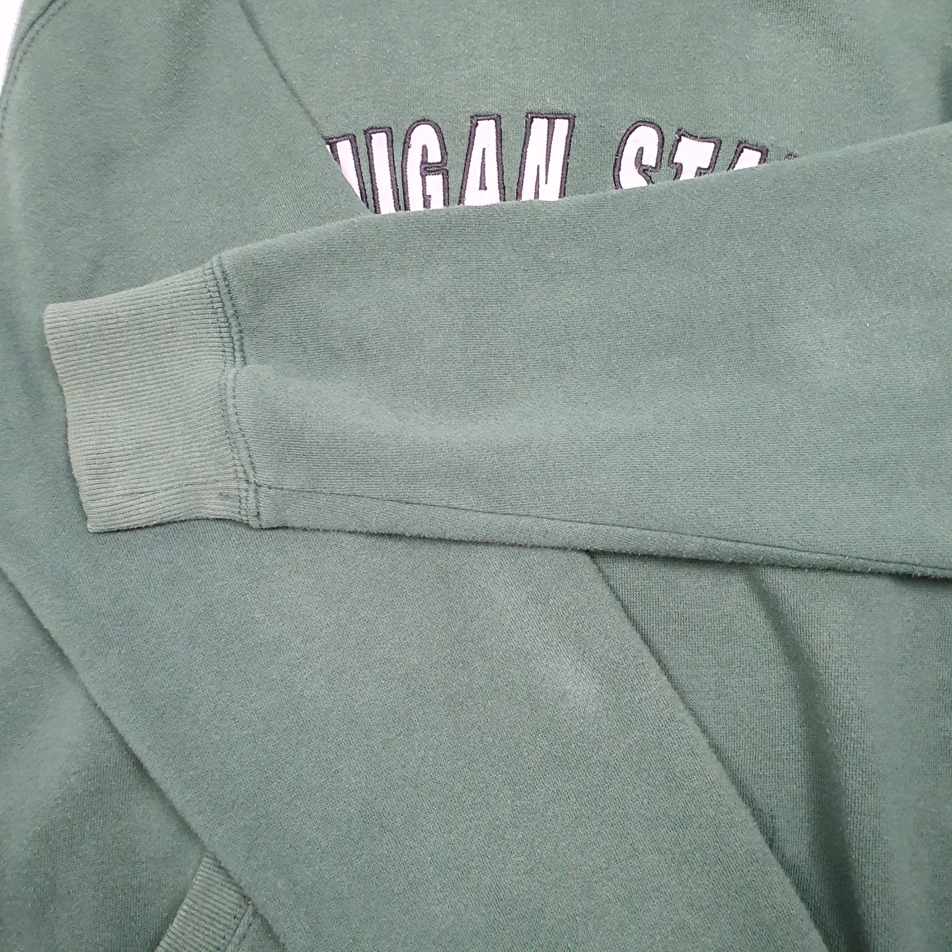 Womens Green Stadium Athletics Michigan State Spartans American Football College USA Hoodie Jumper