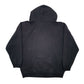 Mens Black Airwalk Spellout Hoodie Jumper