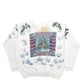 Mens White India Ink Christmas Festive Crewneck Jumper
