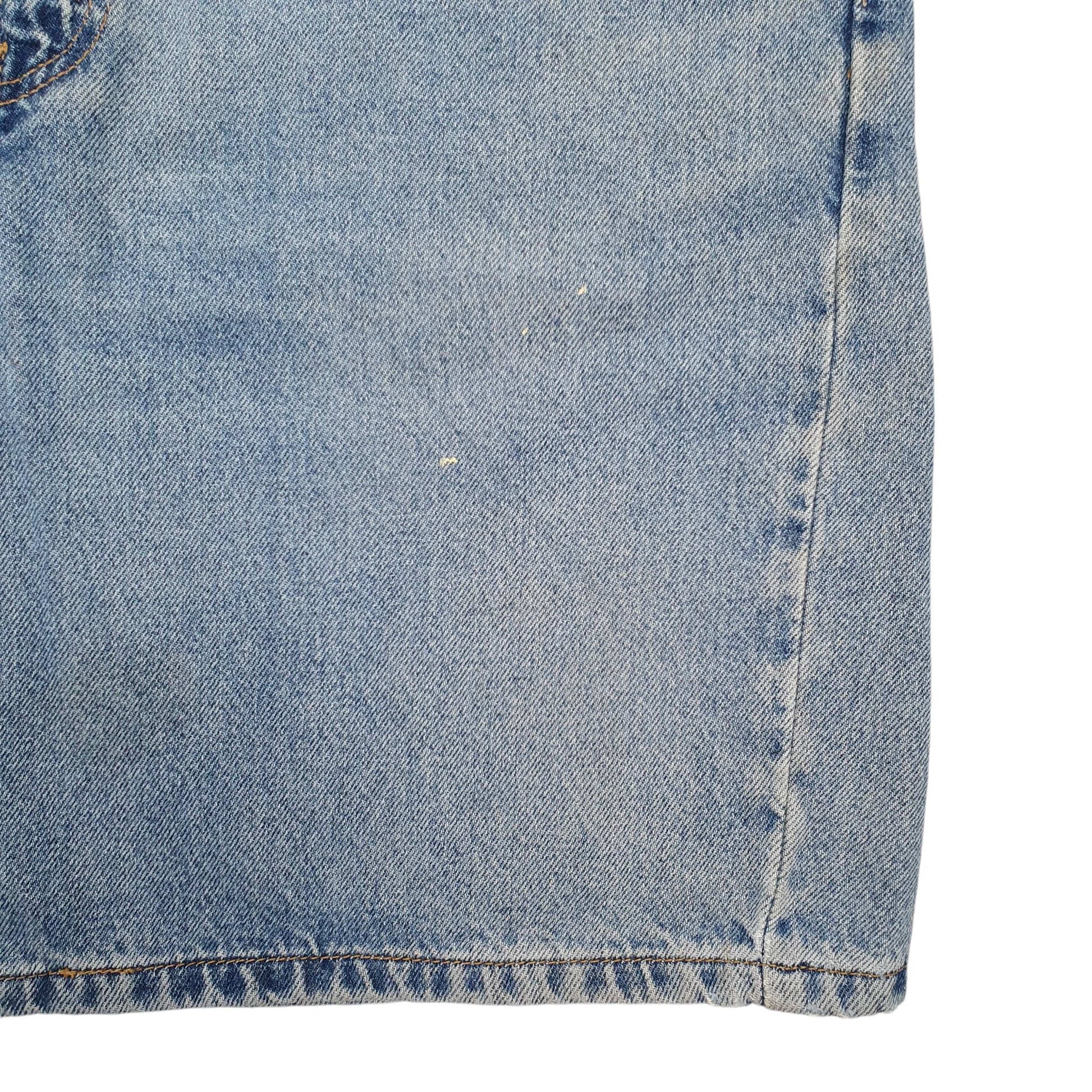 Mens Blue Levis Denim Jeans Jorts Denim Shorts