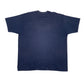 Mens Navy Fruit Of The Loom Single Stitch Vintage 90s Short Sleeve T Shirt