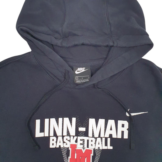 Mens Black Nike Linn-Mar Basketball Hoodie Jumper