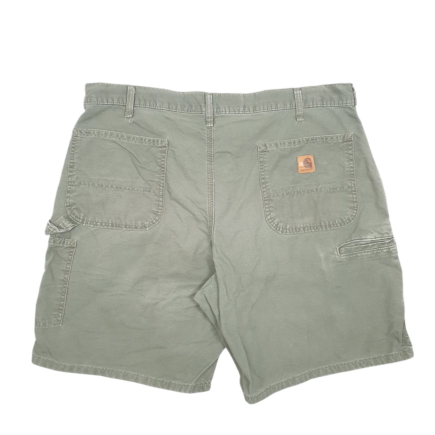 Mens Khaki Carhartt Workwear B144 Carpenter Shorts