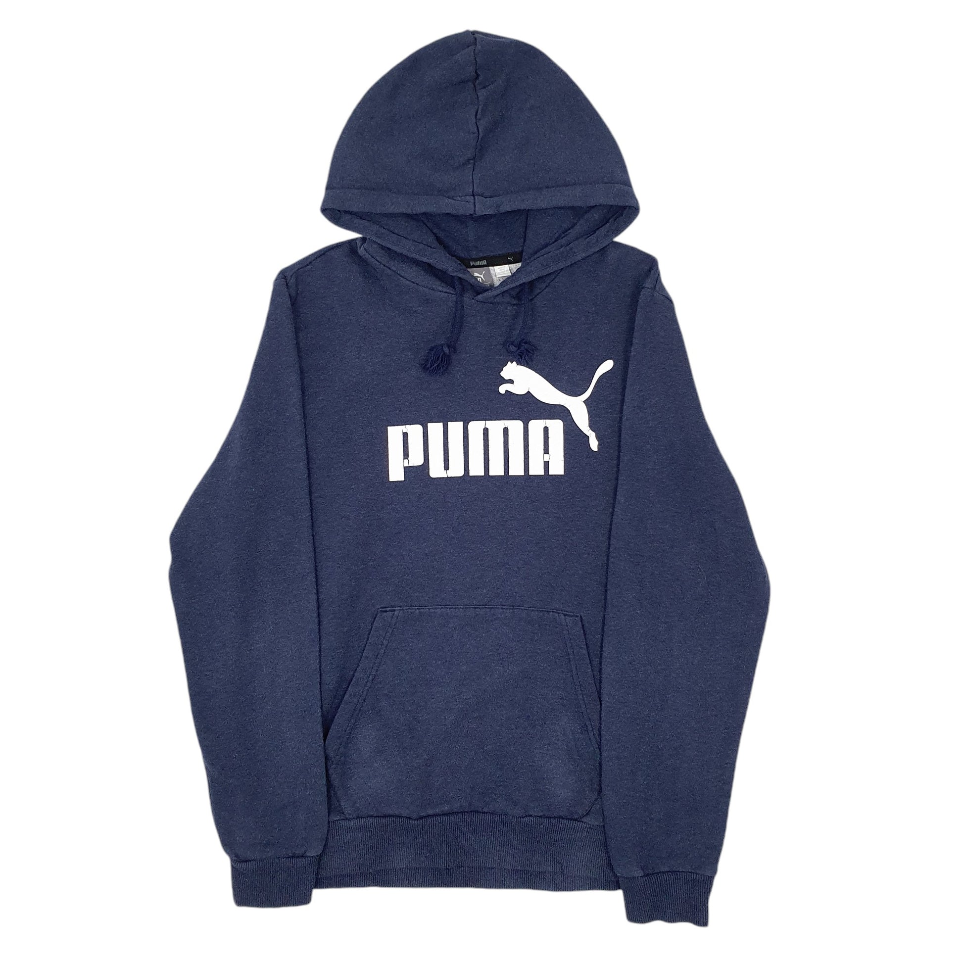 Mens Navy Puma  Hoodie Jumper