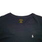 Womens Black Polo Ralph Lauren V Neck Short Sleeve T Shirt