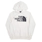 Womens White The North Face Spellout Hoodie Jumper