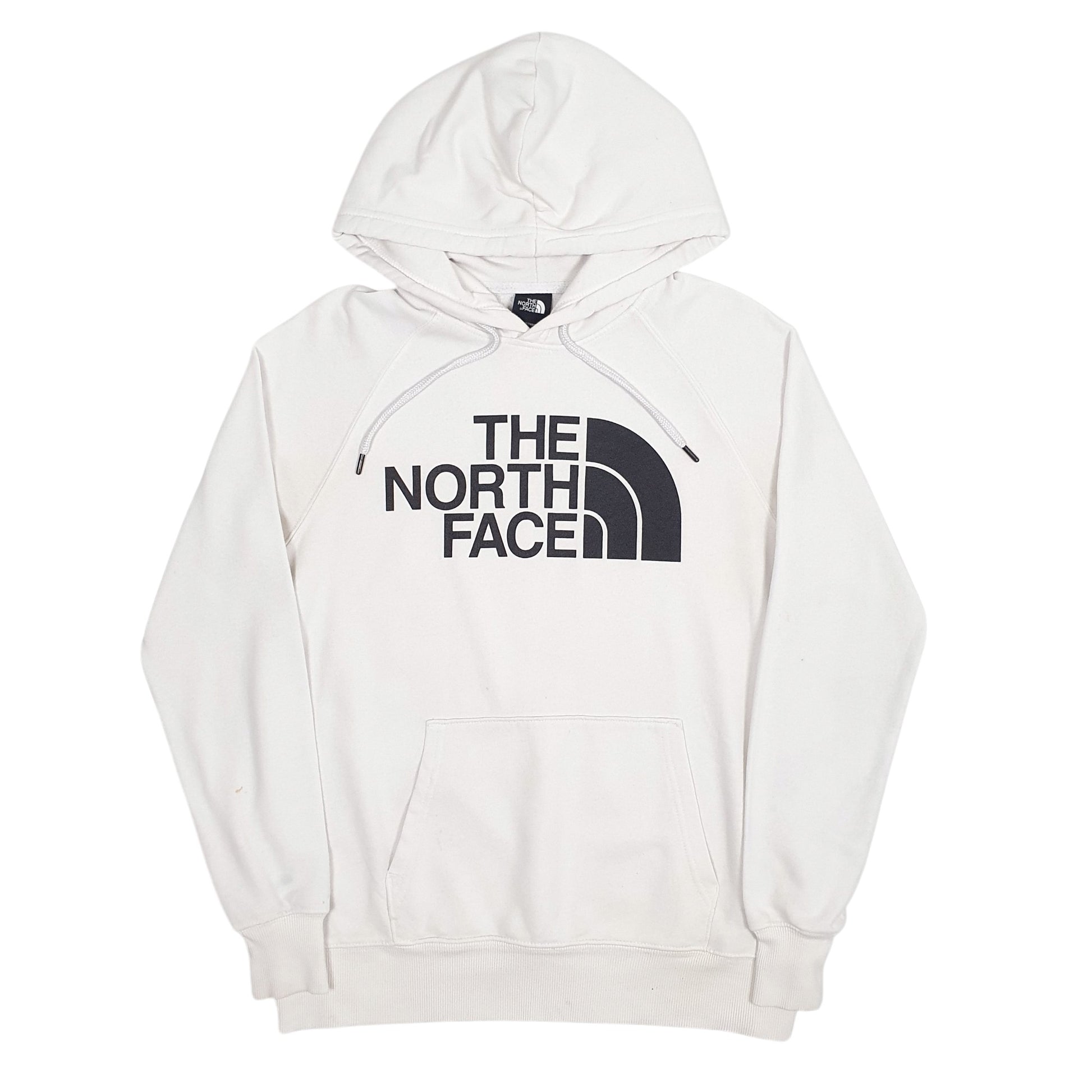 Womens White The North Face Spellout Hoodie Jumper
