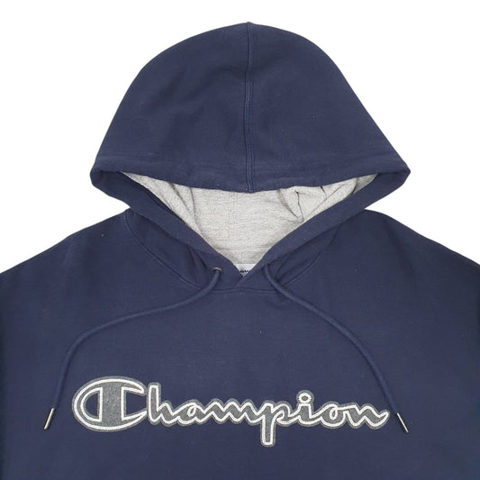 Mens Navy Champion Champion Hoodie Jumper
