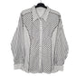 Womens White Ginalaura Blouse Studded Frill Long Sleeve Shirt