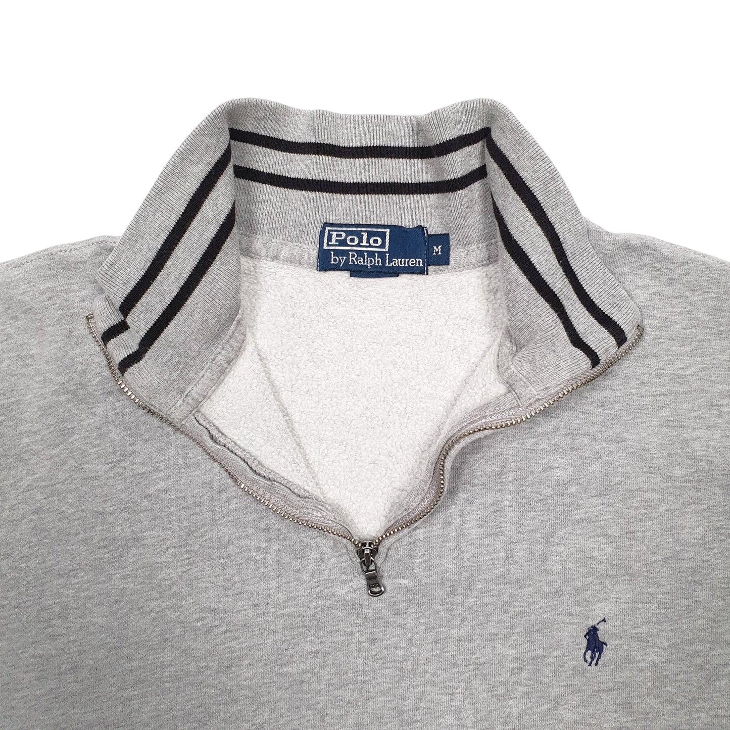 Womens Grey Ralph Lauren  Quarter Zip Jumper