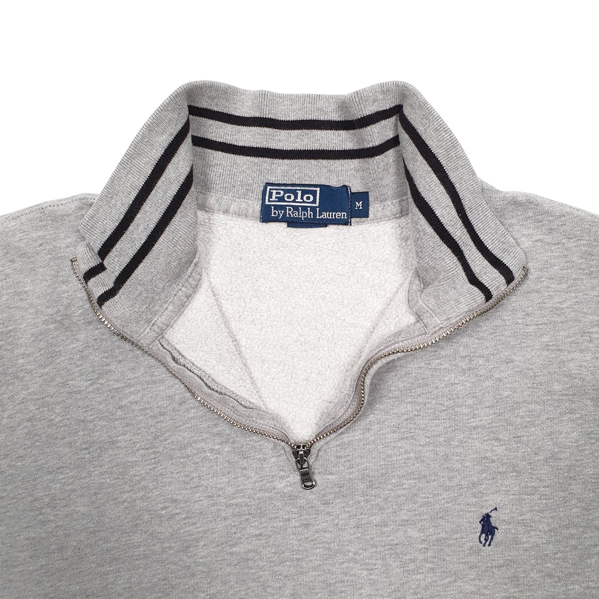 Womens Grey Ralph Lauren  Quarter Zip Jumper