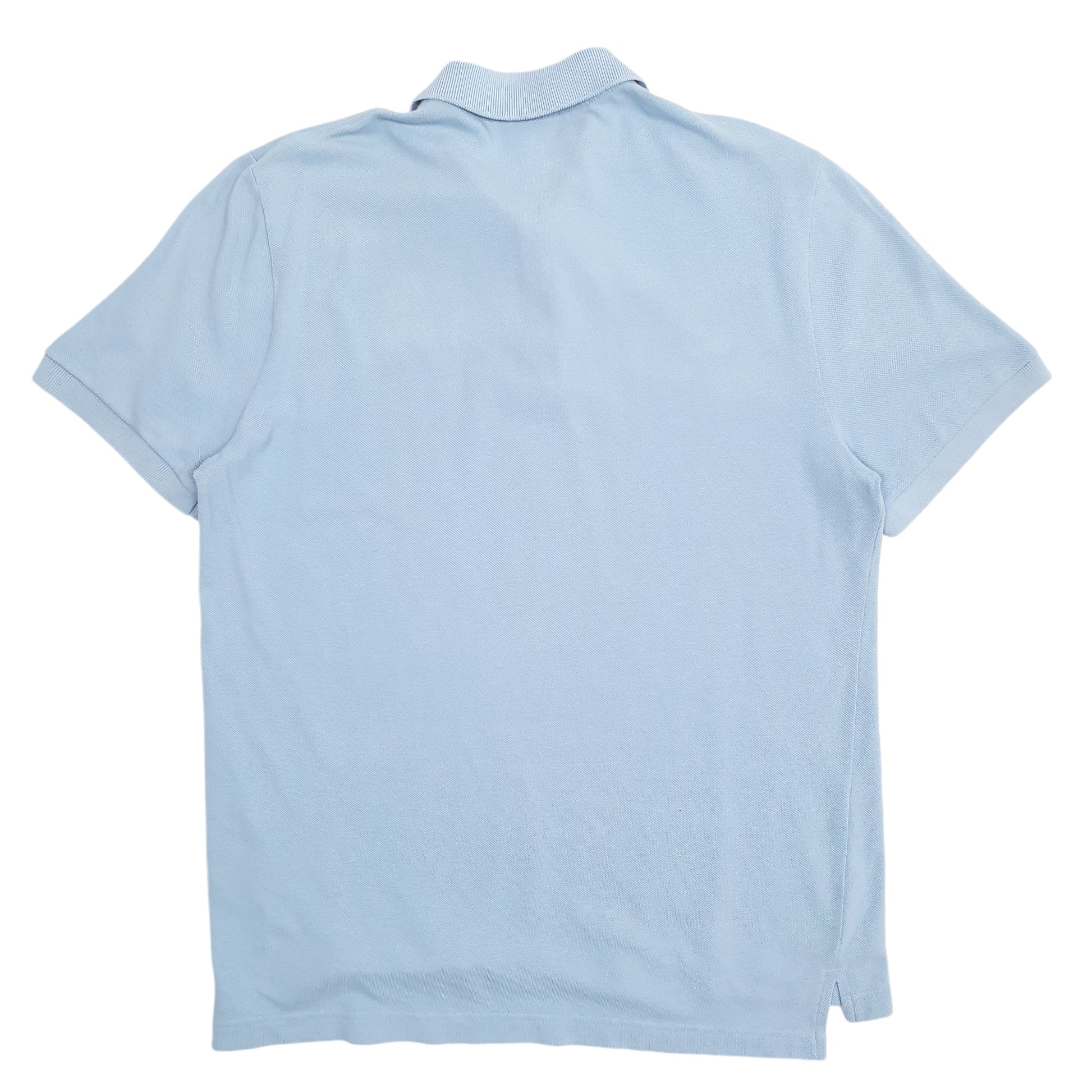 Mens Blue Lacoste Live Short Sleeve Polo Shirt