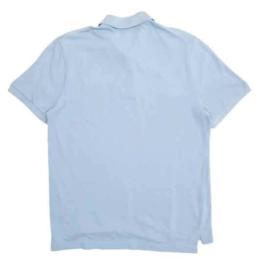 Mens Blue Lacoste Live Short Sleeve Polo Shirt