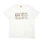 Mens White Hugo Boss  Short Sleeve T Shirt